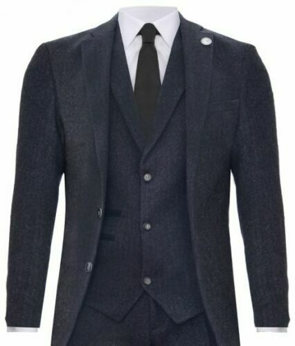 Mens piece tweed suit - mens, 3