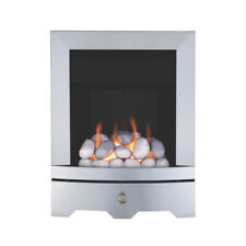  Valor Seattle Silver Rotary Control Inset Gas Fire