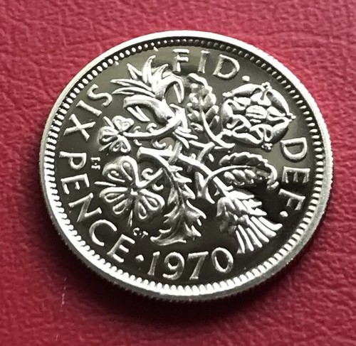 Lucky sixpence the rare - sixpence,