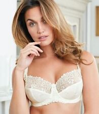 Charnos Suzette Ivory Embroidered Balconette Bra UK 34DD 34E