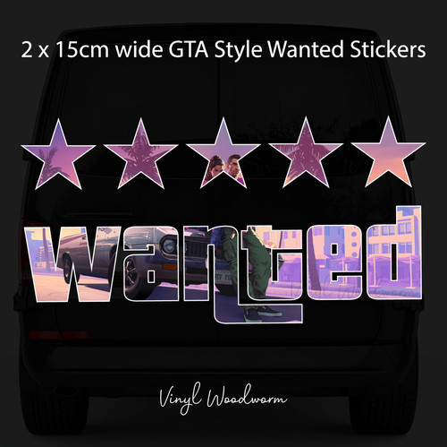 Wanted gta vinyl car - 2,