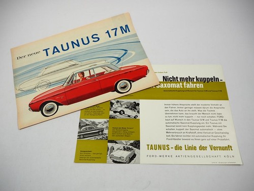 Original brochure ford taunus - brochure,