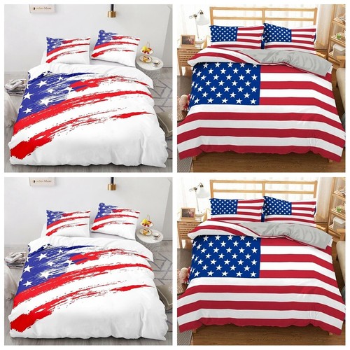 American flag quilt duvet - flag,