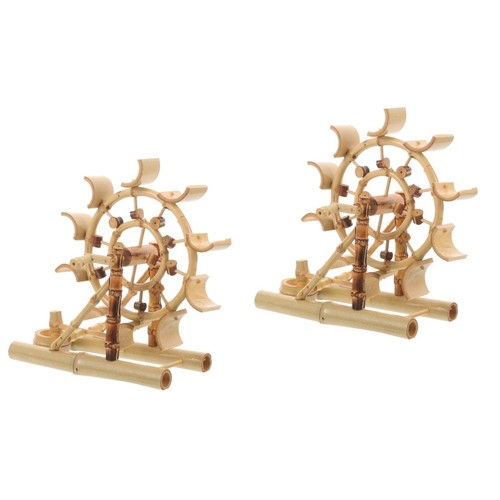Bamboo water wheel model - bamboo,