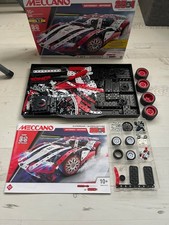 Meccano 25-in-1 Motorized Supercar Kit with 347 Parts AND Additional spare parts