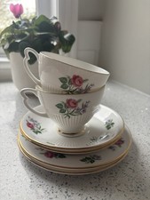 Colclough Bone China Trio x 2