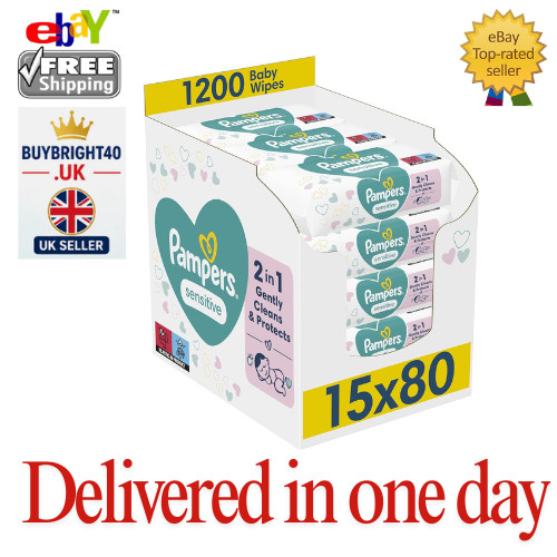 Pampers sensitive baby wipes - pampers,