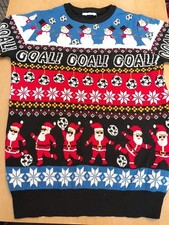 Boys Goal Primark Christmas Jumper Age 12-13 Years