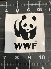 Vintage WWF PANDA Vinyl Decal