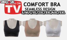 Womens Bra Seamless Comfort Comfy Shapewear Sports Stretch Crop Top Vest Support