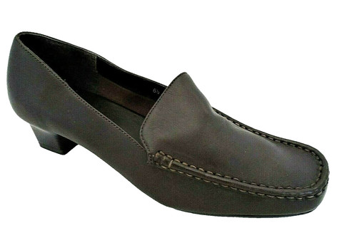 Footglove brown leather - m,