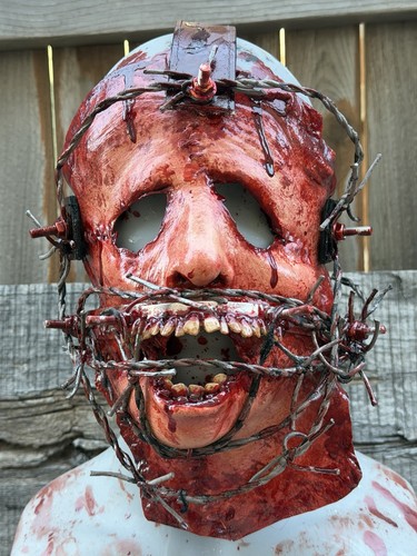 Bloody barbed wire human - barbed,