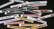 1980's Model Bus Side Adverts