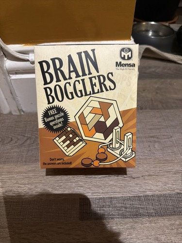 Brain bogglers wooden - brain, 3