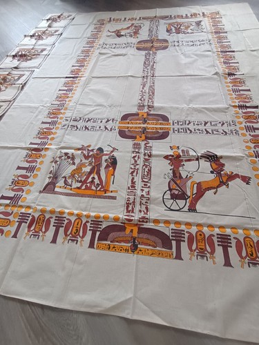 Egyptian table cloth x60 - egyptian, 86"x60"+6