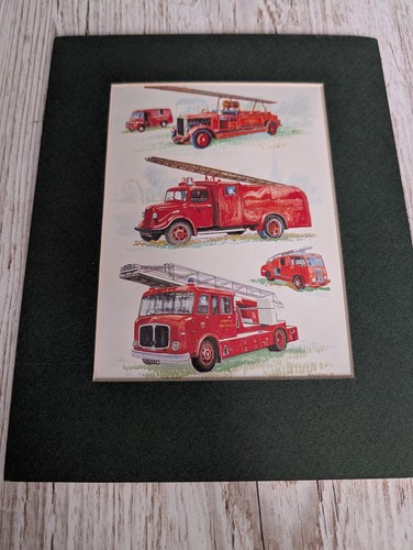 Small mounted picture fire - mounted,