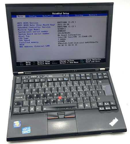 Lenovo thinkpad x220 laptop - thinkpad,