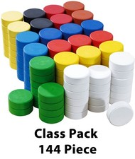 144pcs Tempera Paint Tablets Class Pack – Washable Kids Art Blocks for School &