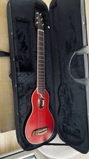 Washburn Rover RO10 Travel Acoustic Guitar Red with Case and Pickup