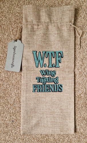 Jute novelty wine bottle - jute,
