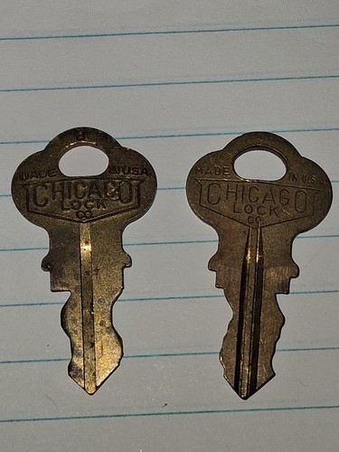 Chicago lock brass coin - co.,