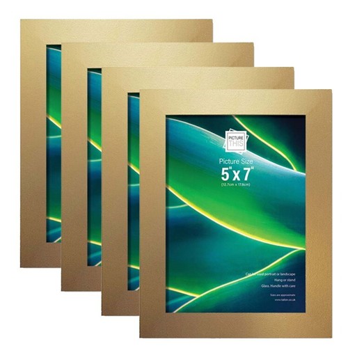 Set gold glass frames - 4,