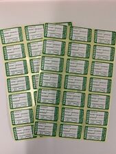 PAT Testing Labels x 500 Passed Stickers Electrical FREE P+P