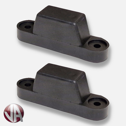 Rubber top hat buffer door - x,