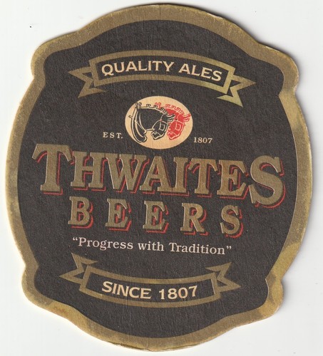 Beer mat thwaites brewery - mat,