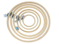 Bamboo Embroidery Hoop - Cross