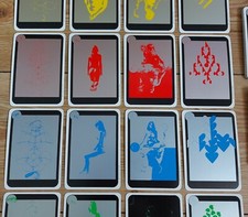 Tarot Cards Admcadiam Playing Cards Minor Arcana 1977 Double Pack Erotic Silver