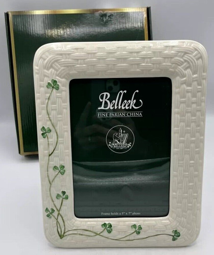 Belleek frame shamrock clover - shamrock,