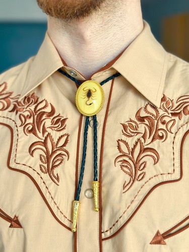 Bolo tie mens wedding necklace - tie,