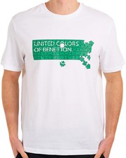 Benetton Jigsaw Logo T Shirt