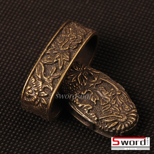 Zinc alloy kashira fuchi - alloy,