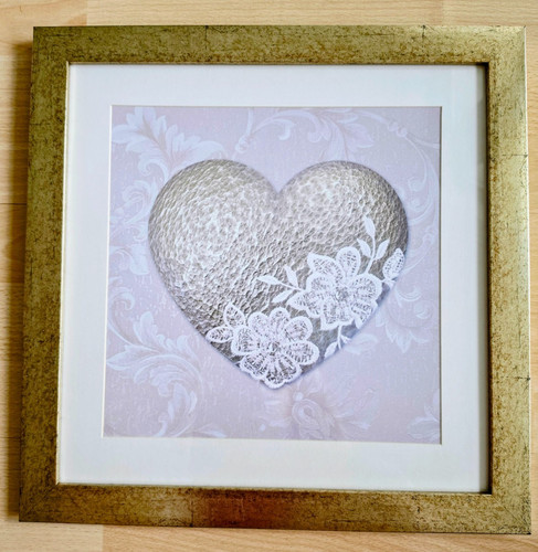 Vintage framed textured - framed,