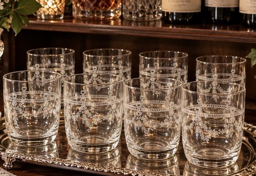 Vintage set crystal - 8,