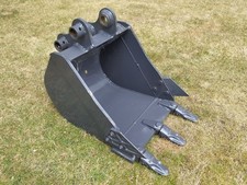 Toothed Digger Excavator Bucket 450mm 18" 35mm pins Kubota Takeuchi JCB