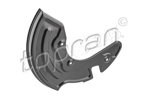 Brake disc splash plate front