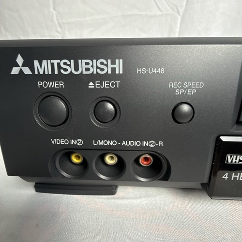 Mitsubishi u448 vcr vhs - mitsubishi, hs-u448