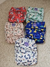 Bundle of 5 Bambino Mio Reusable Nappies – All-in-One, BNWOT