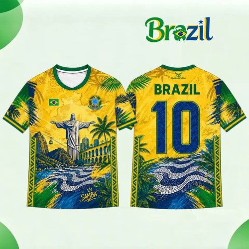 Brazil football shirt sao - t-shirt,