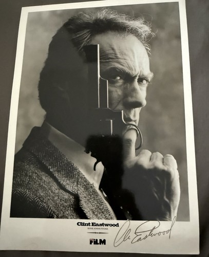 Clint eastwood signed picture - eastwood,