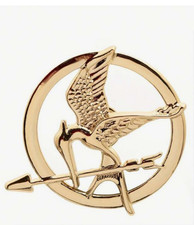 Stunning Rose Gold Mockingjay