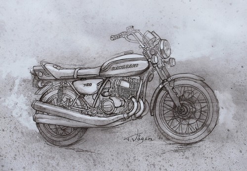 Kawasaki mack honda - kawasaki, h2