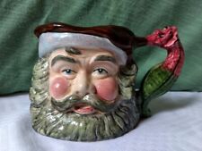 Crown Winsor Vintage Small Character Toby Jug ' Neptune ' with Seahorse Handle