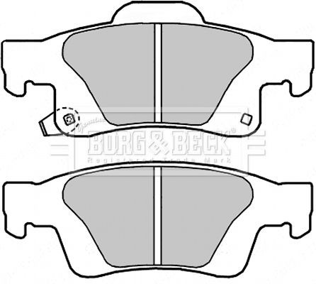 Borg beck bbp2273 - bbp2273, pad