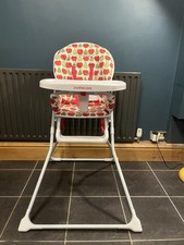 Mothercare Apples Highchair  Easy Clean And Fold Away Brand New