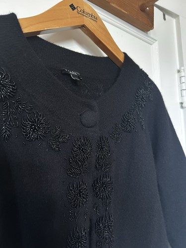 Black talbots opera beaded - talbots,