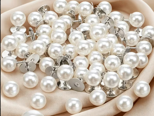 Imitation pearl buttons 10 - imitation,